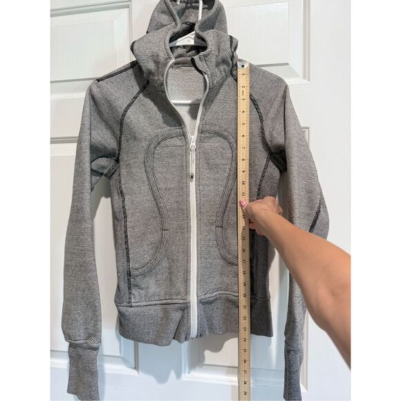 NWOT Lululemon You Are Beautiful Embroidered Full Zip Up Scuba Hoodie Sweatshirt - Picture 7 of 13